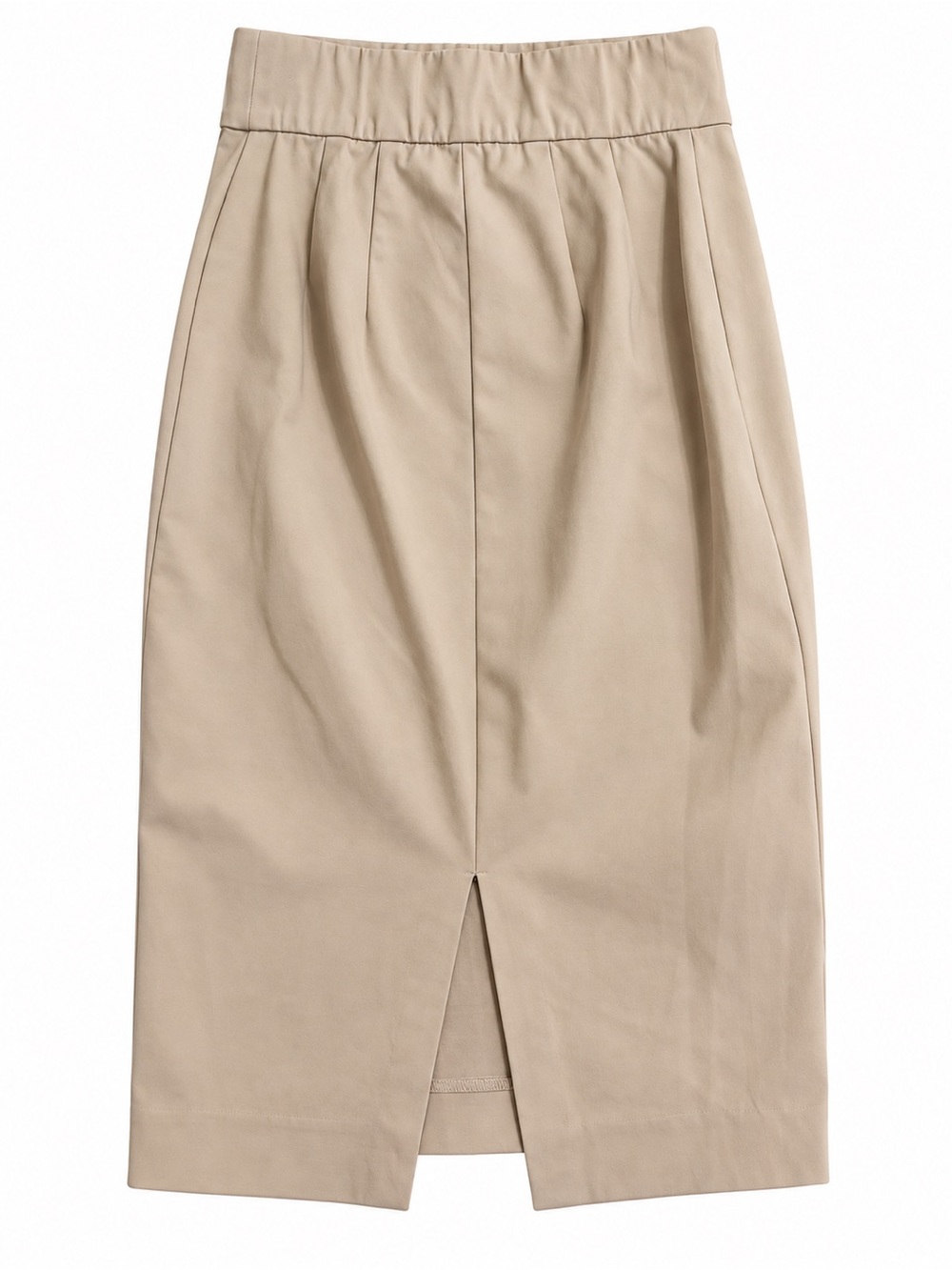 Express Beige High-Waist Pencil Skirt - Picture 4 of 5